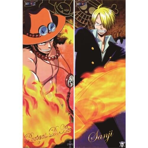2016 April update One piece cool boy Sanji Roronoa Zoro Portgas D Ace body PillowCase Wan Pisu Trafalgar Law body pillow cover