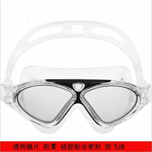 Large Frame Goggles Mens and Womens Anti-Fog Waterproof HD Goggles Protective Glasses Diving Mask