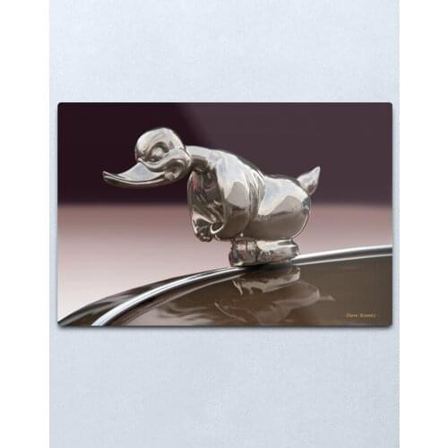 Angry Duck Hood Ornament Metal Print Tin Sign Man Cave Bar Pub Club Wall Decor 20x30cm