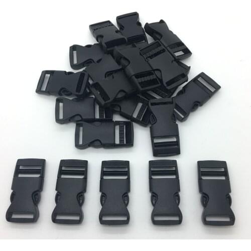 10pcs 5/8" 15mm Wide Contoured Side Release For Paracord Bracelet Plastic Buckle