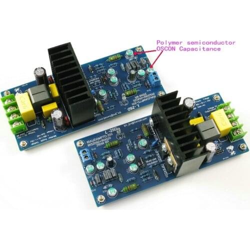2PCS 250W * 2 L25D IRAUDAMP7 IRS2092 + IRFI4020 8 R Digital amplifier board