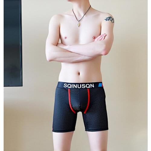 QIWEIWOLF Mens Silk Briefs