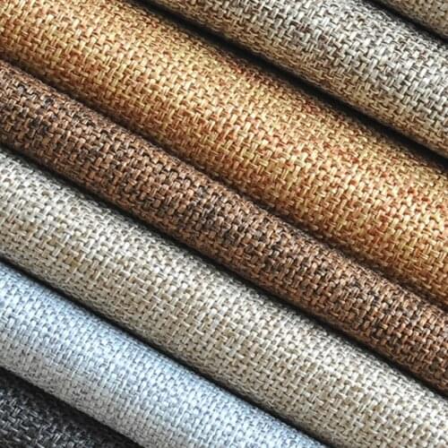 Wide 59" Flax Cotton Linen Upholstery Fabric Corner Sofa Tablecloth material Curtain pillow Fabric By the Yard