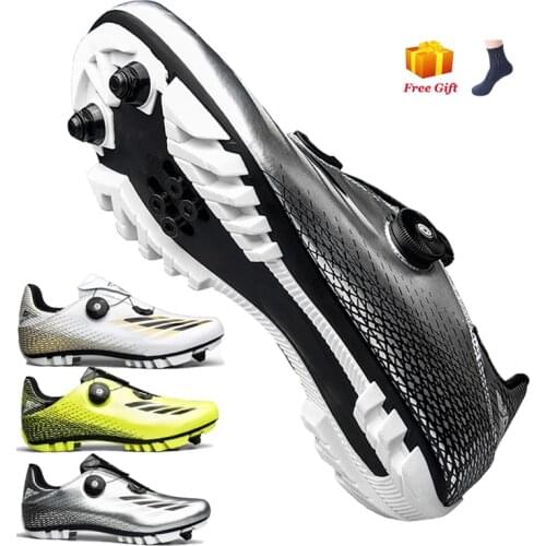 Professional Cycling Shoes Men MTB Self-Locking Outdoor Bicycle Sneakers Racing Road Bike SPD Cleat Shoes Ultralight Sport Shoes