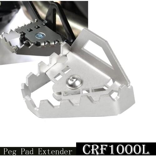 Motorcycle Rear Foot Brake Lever Peg Pad Extension Enlarge Extender For HONDA CRF1000L Africa Twin Adventure Sports 2014-2019