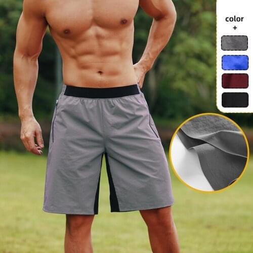 Outdoor Basketball Training Pants Quick-drying Breathable Five-point Pants New Fitness Shorts for Men Nylon Jogging Gym Shorts