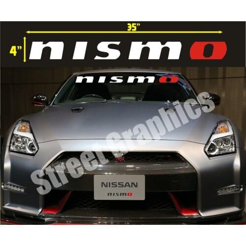For NISMO WINDSHIELD VINYL DECAL STICKER (ALL CARS) Car Styling