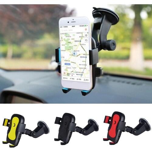 Rotating Vehicle Windshield Mount Suction Car Phone Holder Bracket Cradle Stand