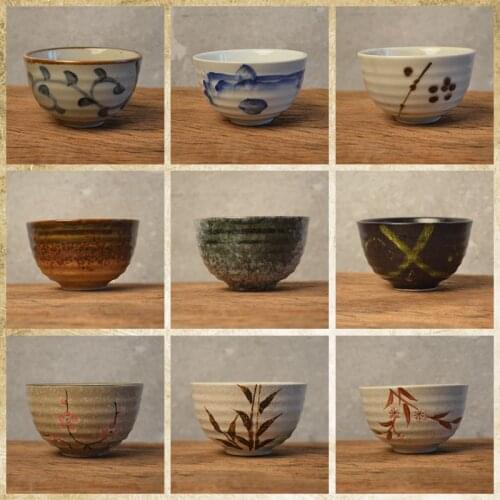 Japanmatcha bowl tea cup ceramic rice soup desserts bowl small Japanese tea ceremony tea set teacup