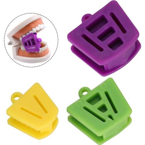 10 Pcs Silicone Dental Mouth Prop Internal Support Dental Bite Block Orthodontic Bite Blocks Teeth Whitening Care Dentist Tools