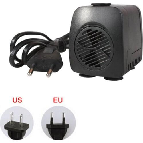 10W Aquarium Submersible Pump Fish Tank Mini Water Pump With 600L/H Flow 110V/220V