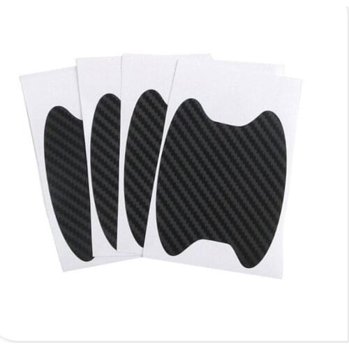 4Pcs/Set Car Door Sticker Carbon Fiber Scratches Resistant for Ford Stealth Start Taurus Mondeo Galaxy iosis F-450 Verve Mad