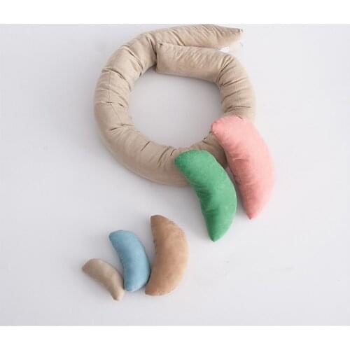 6PCS/Set Newborn Photography Props Baby Moon Pillow Wedge Shaped Posing Photography Cushion Taking Photo Shooting Prop Accessory