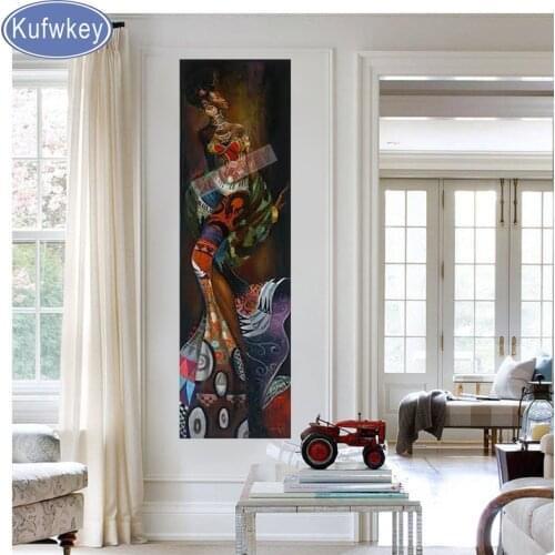 Africa woman Diamond Painting 5d portrait,Daimond Embroidery sale,Cross Stitch,Diamond Mosaic,Round Picture Drill Kits,Kufwkey