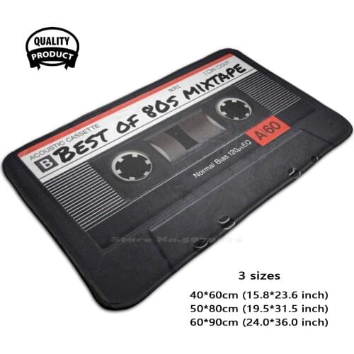 80S Cassette Eighties 80S 3 Sizes Home Rug Room Carpet Born 1980 80S Eighties Cassette Mixtape Tape Boombox Face Cloth