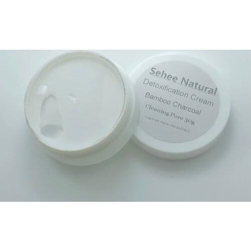 30g Bamboo Charcoal Detoxification Cream Deep Nourishing Massage Cream For Cleaning Pore Dirt Expelling Lead And Mercury