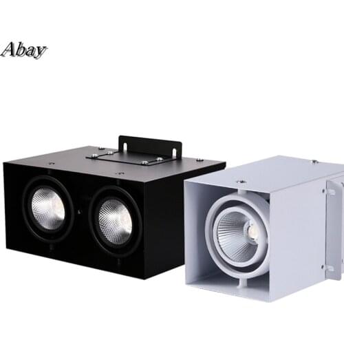 Square Surface Mounted Dimmable COB LED Downlights 10W 20W LED Ceiling Spot Lights AC85~265V LED Ceiling Lamps Indoor Lighting