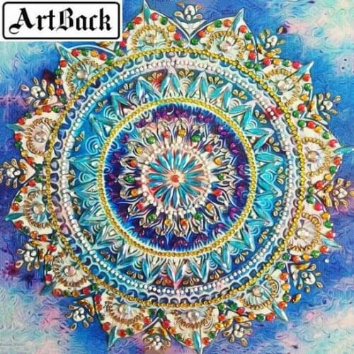New product sale diy diamond painting mandala icon full square drill diamond embroidery 3D mosaic rhinestone decoration kit