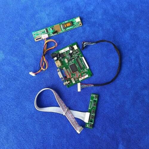 HDMI-compatible VGA 2AV DIY KitLCD display controller driver board For LT133DEVJK00/LTD133EWMZ 1280*800 LVDS 20-Pin 1CCFL