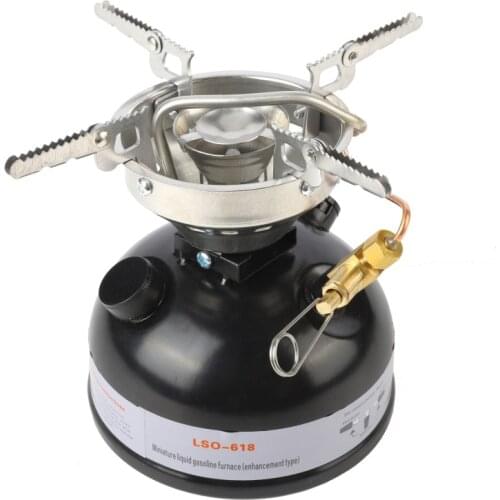 Outdoor Camping Fishing Multi-fuel Oil Stove Portable Mini Gasoline Stove Liquid Fuel Alcohol Oil Furnace Picnic Burners Stove