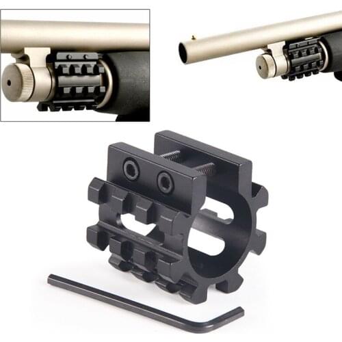 Hollow Bracket 25.4Mm Tube Clamp Flashlight Clamp 21Mm XM1014 Five-Sided Hollow Flashlight Clamp