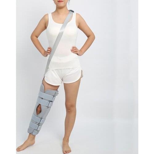 Adjustable Knee Fixation Belt Leg Sprain Fracture Recovery Brace Injury Orrection Protective Sleeve Summer