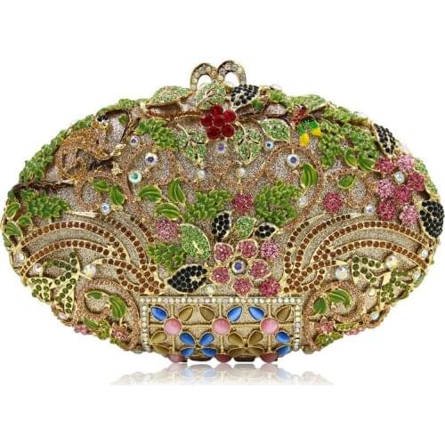 Bee In Fly Luxury Hand Inlaid Diamond Leisure Style Evening Bag Party Bag Bridal Wedding Party Womens Handbag Evening Bag