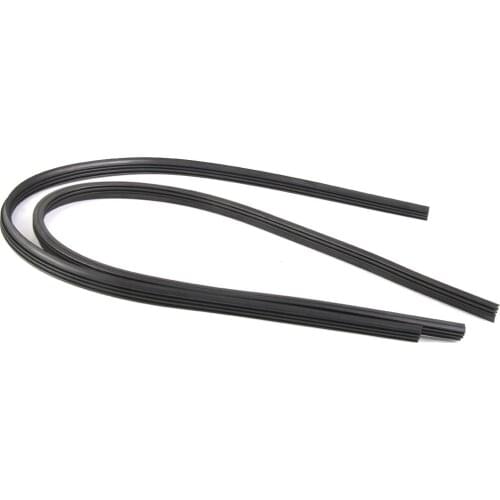 2 Pieces Car Frameless Windshield Wiper Blade Refills Rubber Strips Universal Replacement for All Season (26 Inches)