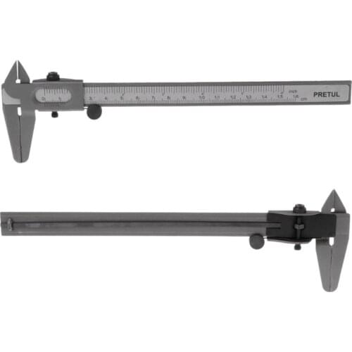 Vernier Caliper 6" 0-160mm Stainless Steel Metal Measuring Tool Gauge Micrometer