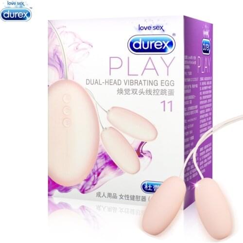 Durex mini 2 vibrators bullet Dual-Head Powerful Dual Vibration Vibrating Egg Clitoris Stimulator Sex Toys Product For Women