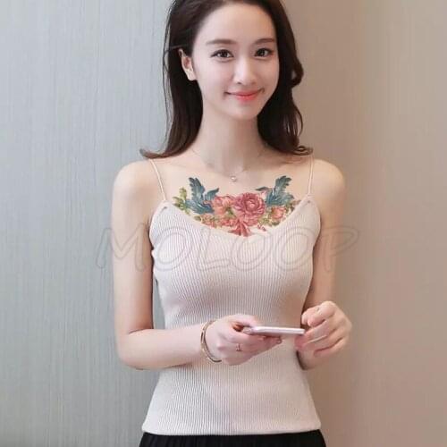 Datura Mandala Flower Totem Waterproof Temporary Tatoo Sticker Diamond Fake Tattoo Tatto Chest Back Leg Belly for Girl Woman