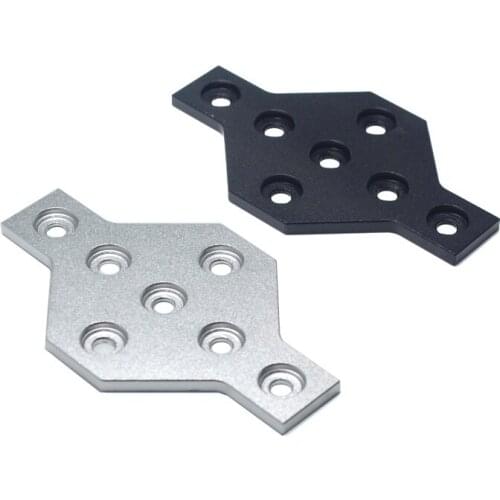 High quality X shape 7 hole connecting plate for 2020 aluminum profile
