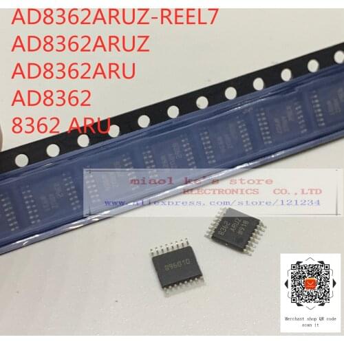 [10pcs]100%New original: AD8362ARUZ-REEL7 AD8362ARUZ AD8362ARU AD8362 8362 ARU - IC RF DETECT 50HZ-3.8GHZ 16TSSOP