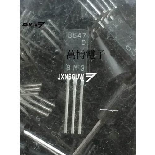 10PCS Hitachi 2SB647 D TO-92L Transistor B647 Audio Power Amplifier 2SB647-D audio pair tube Triode HIT 647 White word B647D