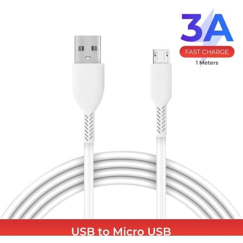 3A 1M Phone cable type C/Micro USB charger cable mobile phone fast charging data cable