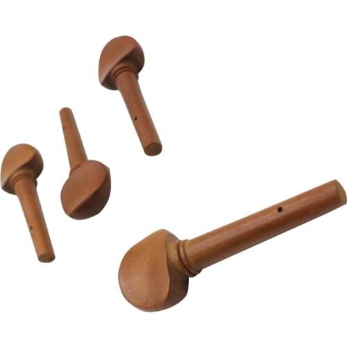 4pcs Professional Jujube Wood Tuning Peg Violin Musical Instruments Parts