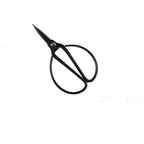 50pcs lot DHL Free shipping carbon steel coated bonsai scissors 121mm copper rivet forged household scissor