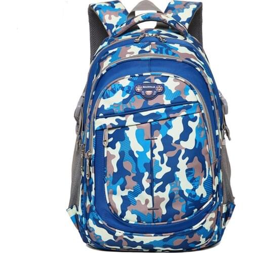 Children School Bags backpack for boys girls student waterproof school bags Camouflage backpack Laptop backpack Mochila