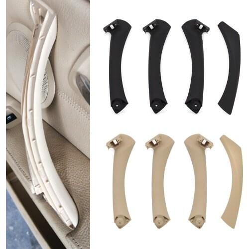 Car Interior Door Handles / Inner Door Panel Handle Pull Trim Cover For BMW 3 Series E90 E91 325 330 318 2004 2005 2006 - 2012