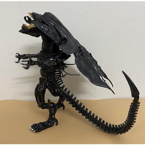 Alien Queen Hybrid Metal Figuration #047 Aliens VS Predator PVC Action Figure Model Toys Queen Alien Figure