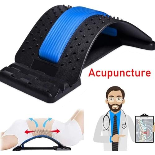 Back Massager Stretcher Equipment Massage Tools Massageador Magic Stretch Fitness Lumbar Support Relaxation Spine Pain Relief