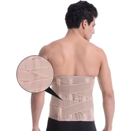 Wholesale Waist Support Orthopedic Posture Corrector Brace Lower Back Waist Trimmer Lumbar Support Belt Corset for Men Women