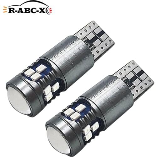 RUIANDSION 2X 2016SMD 660Lm T10 W5W Car External Light Position Lamp 12V 24V Super Bright Ice Blue Green White Pink Yellow Red