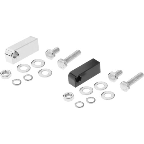 Motorcycle Headlight Mount Block Extension Bracket for Harley FXCWC Rocker C