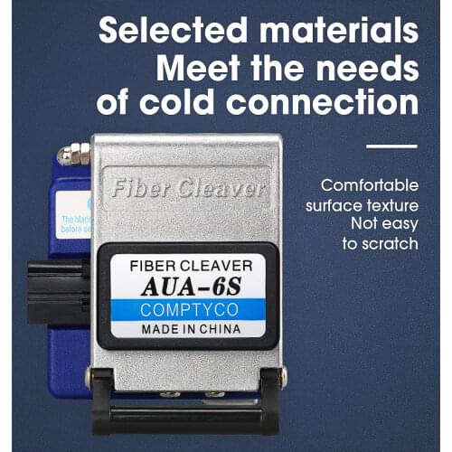 High Precision Fiber cleaver AUA-6S Cable Cutting Knife FTTT Fiber Optic Knife Tools cutter Cleavers 16 surface blade