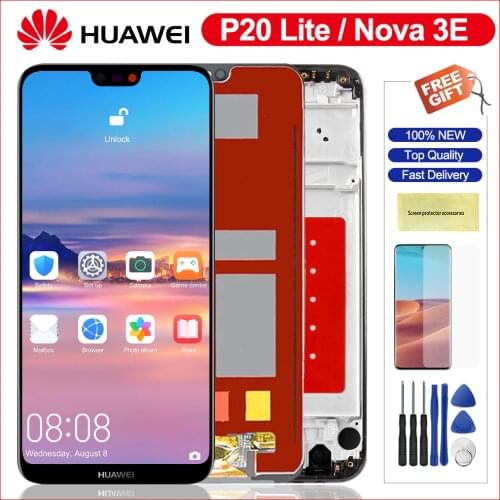 5.84'' Lcd For Huawei P20 Lite Lcd Display Touch Screen Digitizer With Frame Assembly For Huawei Nova 3E Lcds