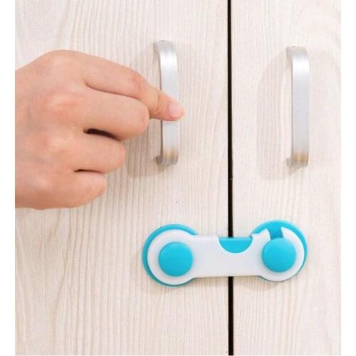 1pc 2 Colors Childrens Safe Lock Cabinet Door Drawer Cupboard Closet Wardrobe Catch Latch Anti-opening For Baby Safety Care