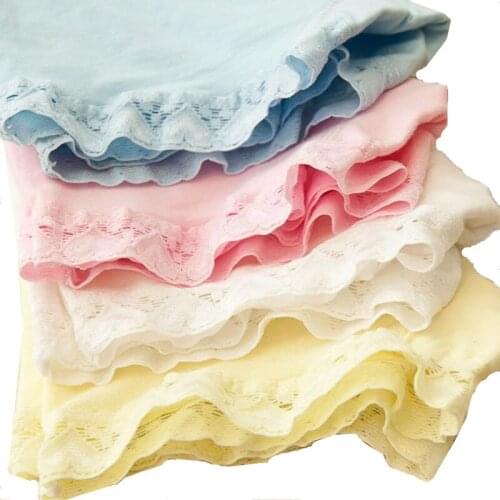 10pcs/lot Girls Boxer Kids Safty Shorts Panties Pure Cotton Solid Lace Boxers Underwear for Girls Boutique Underpants