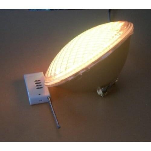 2 thread cable Remote control glass LED par56 pool light actually power 35w RGB changing color with remote swimming pool lamp