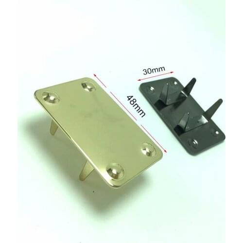 3.7cm / 4.8 cm Custom Engraved Name Plate Gold